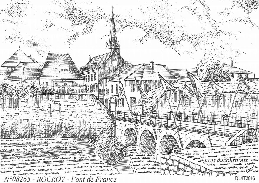 N 08265 - ROCROI - pont de france