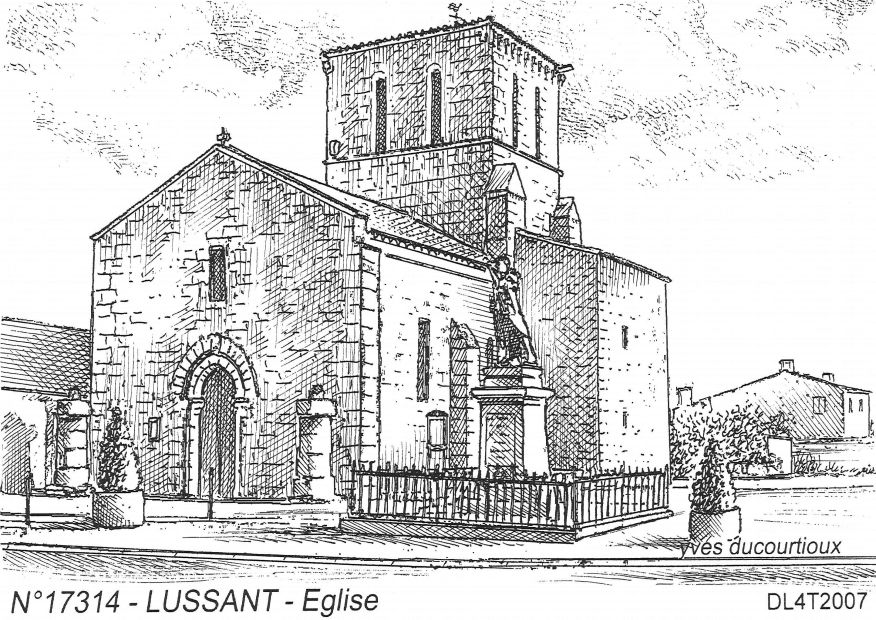N 17314 - LUSSANT - glise