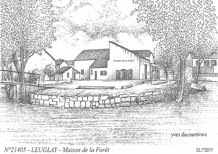 N 21405 - LEUGLAY - maison de la fort