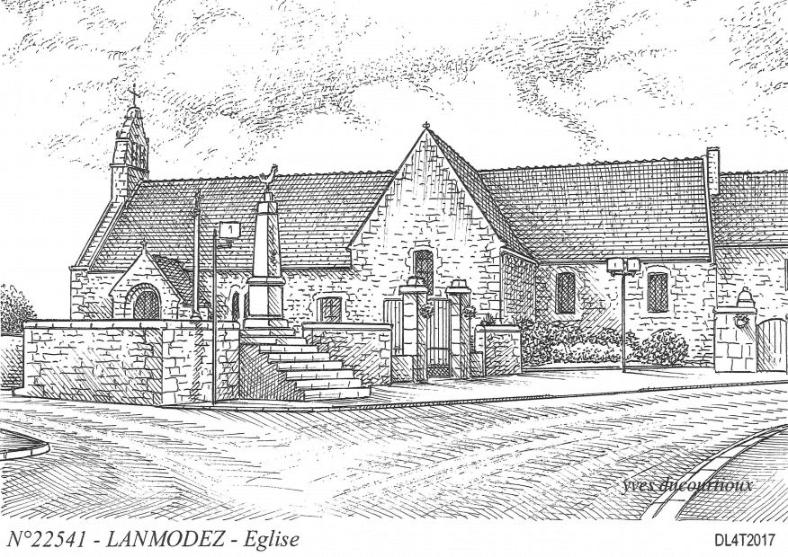 N 22541 - LANMODEZ - glise