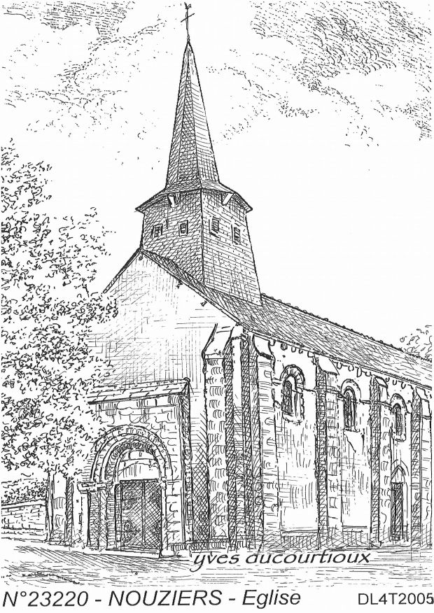 N 23220 - NOUZIERS - glise