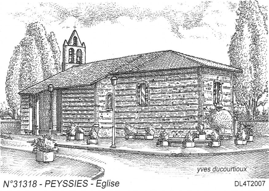 N 31318 - PEYSSIES - glise