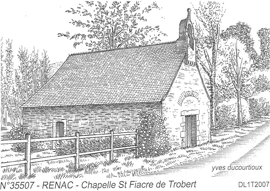 N 35507 - RENAC - chapelle st fiacre de trobert
