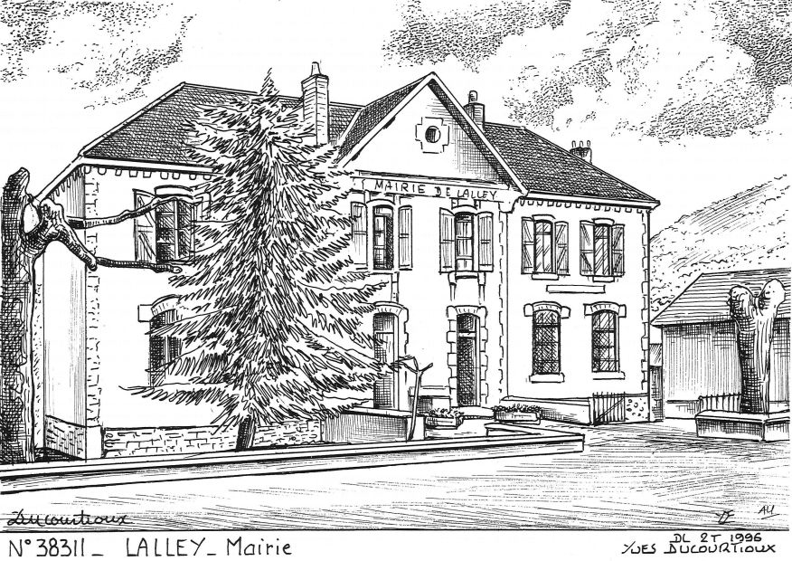 N 38311 - LALLEY - mairie