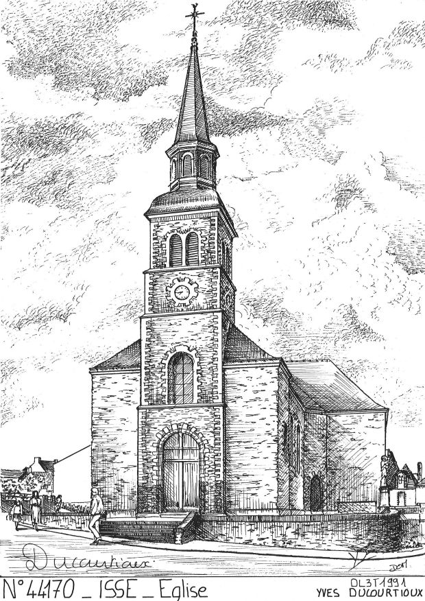 N 44170 - ISSE - glise