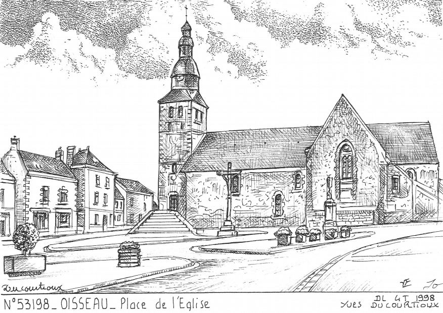 N 53198 - OISSEAU - place de l glise