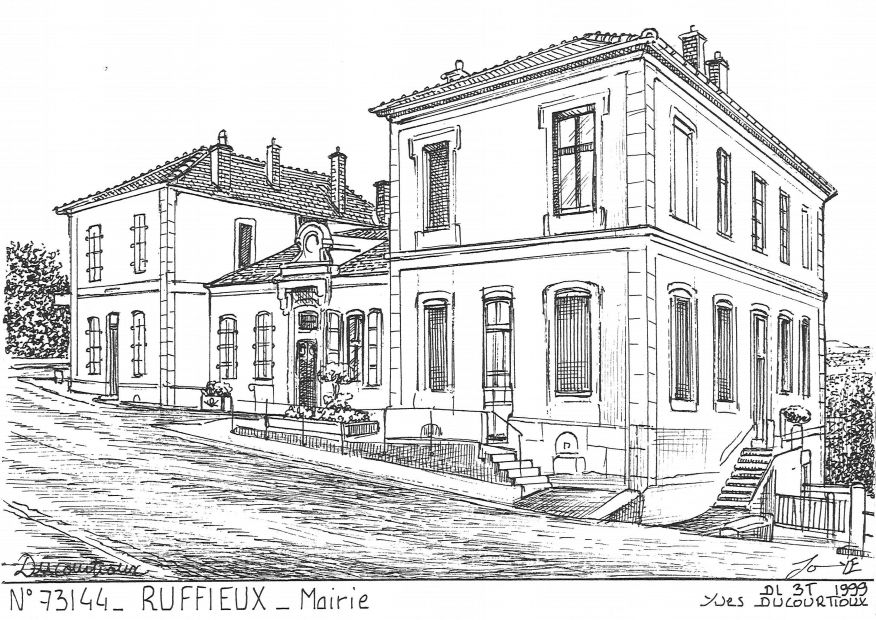 N 73144 - RUFFIEUX - mairie