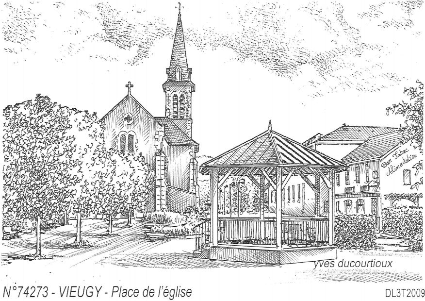 N 74273 - SEYNOD - place de l glise vieugy