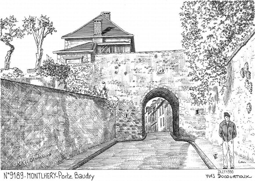 N 91089 - MONTLHERY - porte baudry