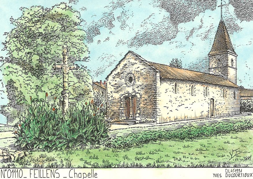 N 01110 - FEILLENS - chapelle
