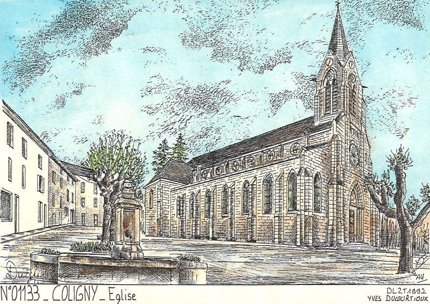 N 01133 - COLIGNY - glise