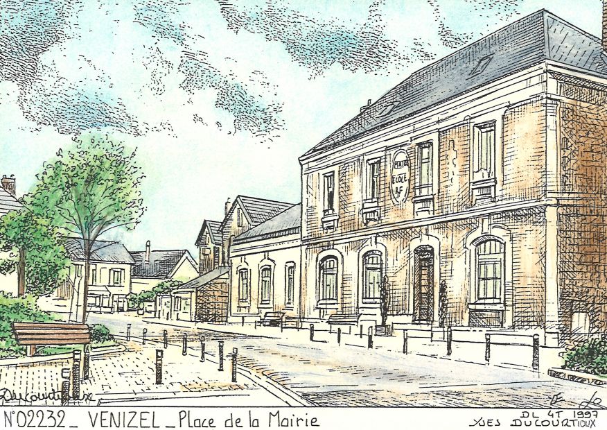 N 02232 - VENIZEL - mairie