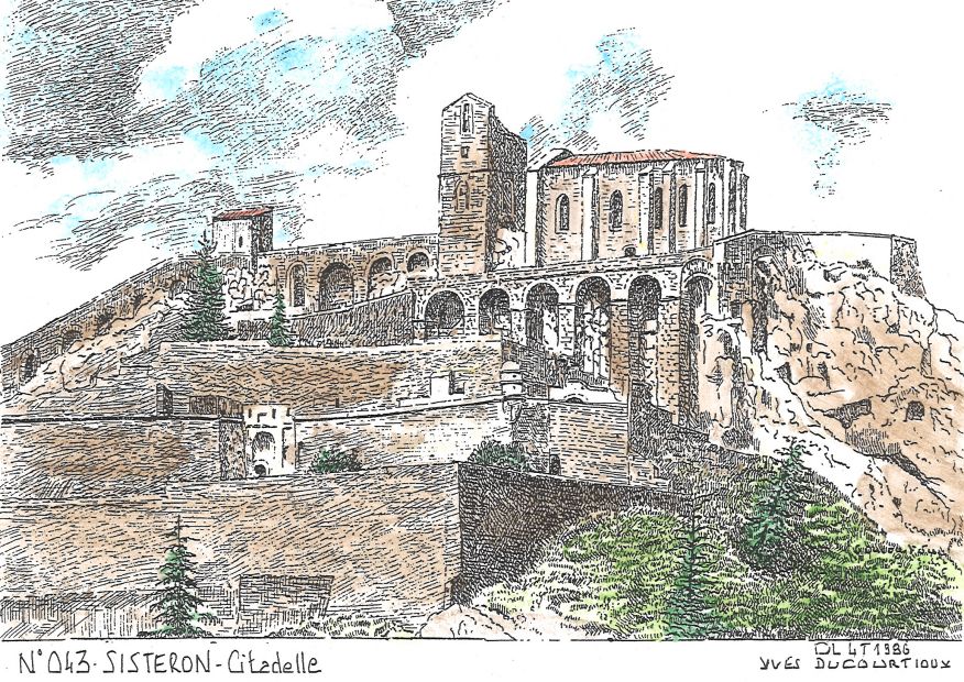 N 04003 - SISTERON - citadelle