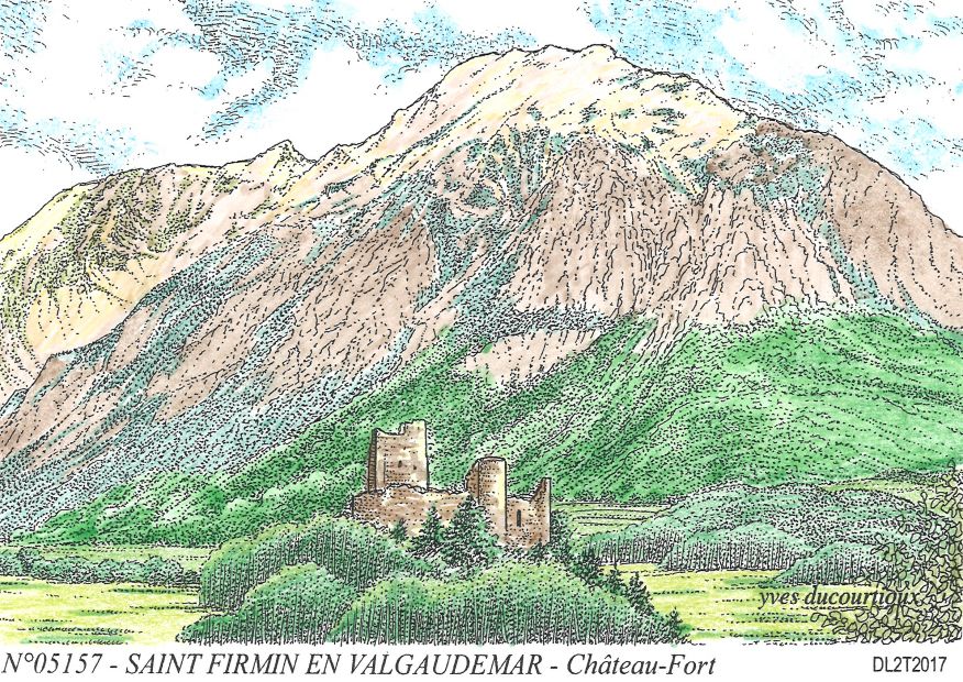 N 05157 - ST FIRMIN EN VALGAUDEMAR - chteau fort