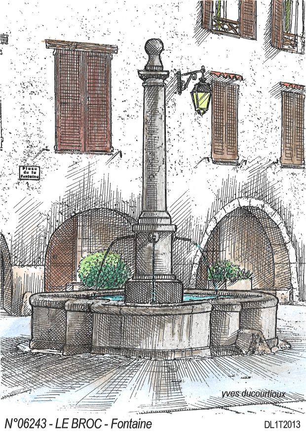 N 06243 - LE BROC - fontaine