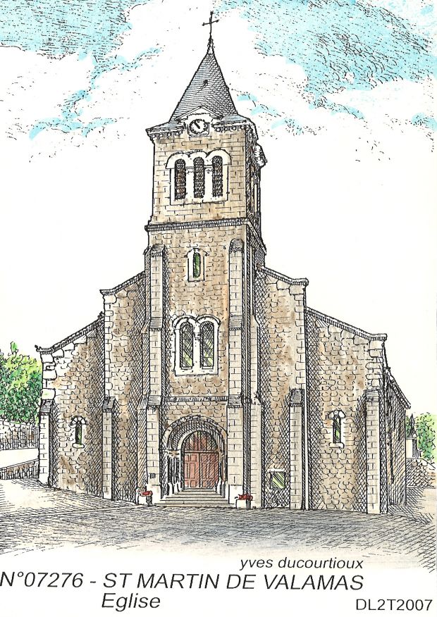 N 07276 - ST MARTIN DE VALAMAS - glise