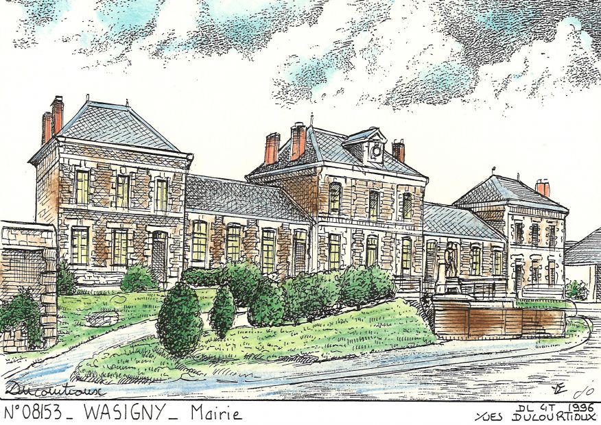 N 08153 - WASIGNY - mairie