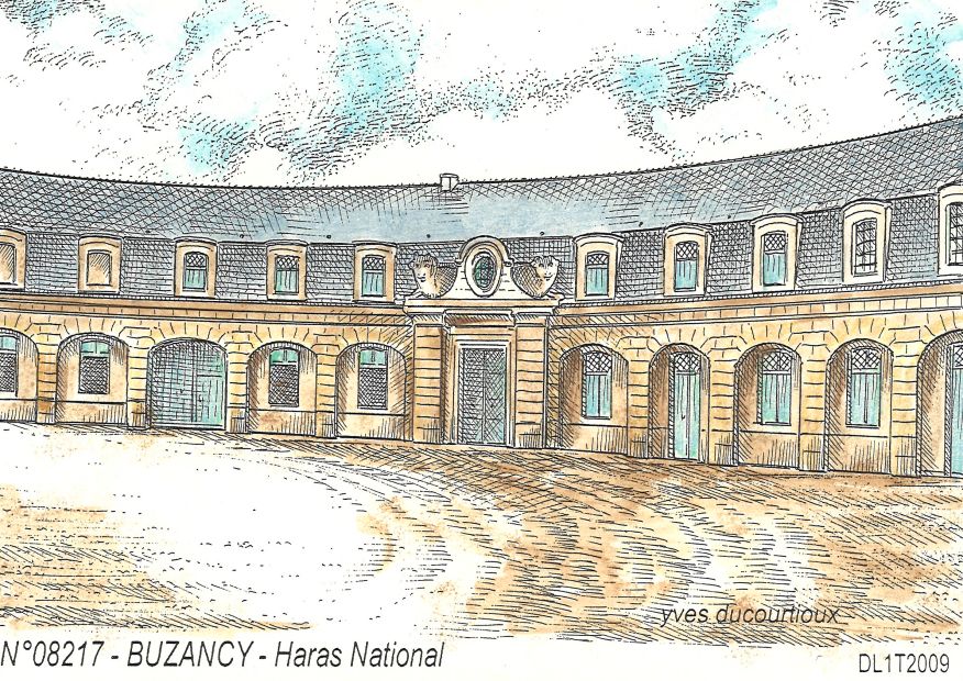 N 08217 - BUZANCY - haras national