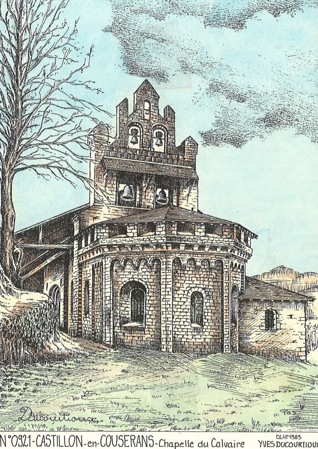 N 09021 - CASTILLON EN COUSERANS - chapelle du calvaire