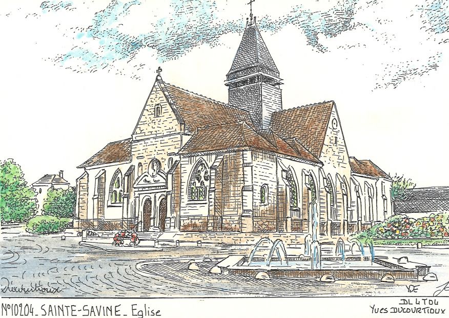 N 10204 - STE SAVINE - glise