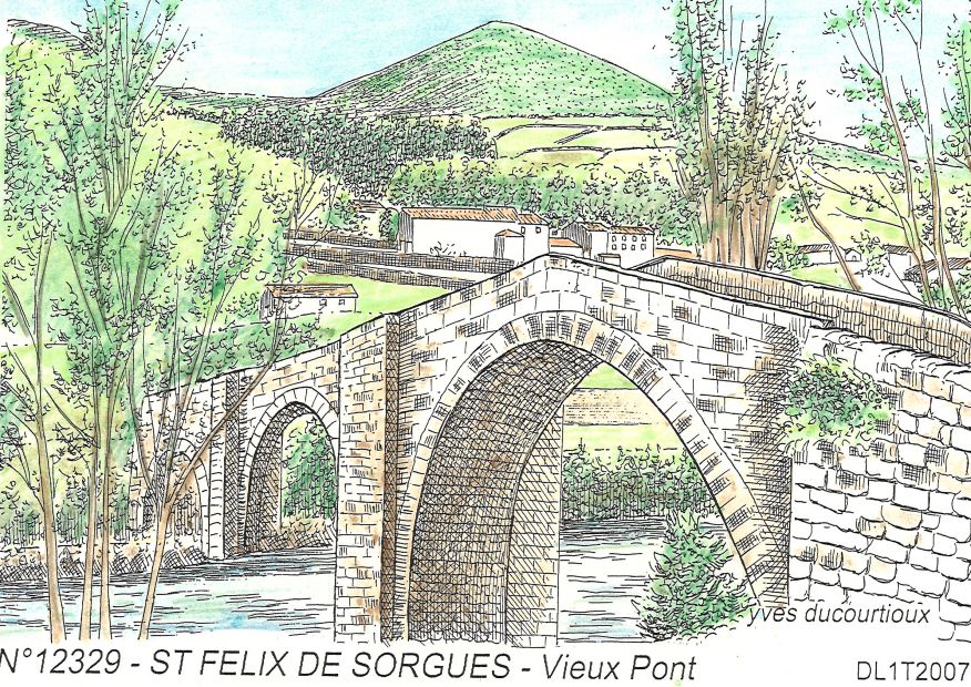 N 12329 - ST FELIX DE SORGUES - vieux pont