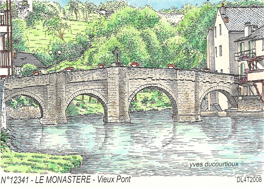 N 12341 - LE MONASTERE - vieux pont