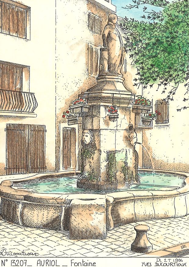 N 13207 - AURIOL - fontaine