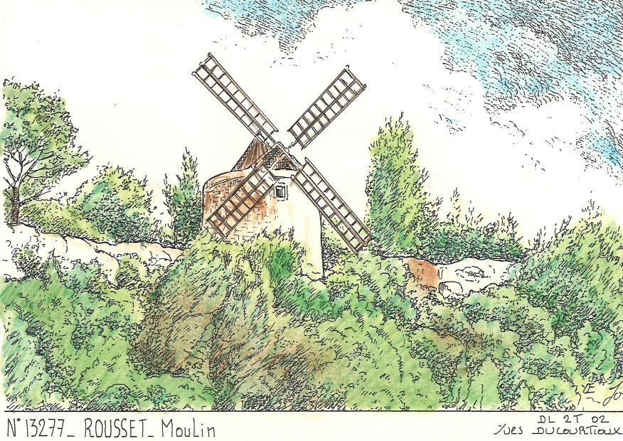 N 13277 - ROUSSET - moulin