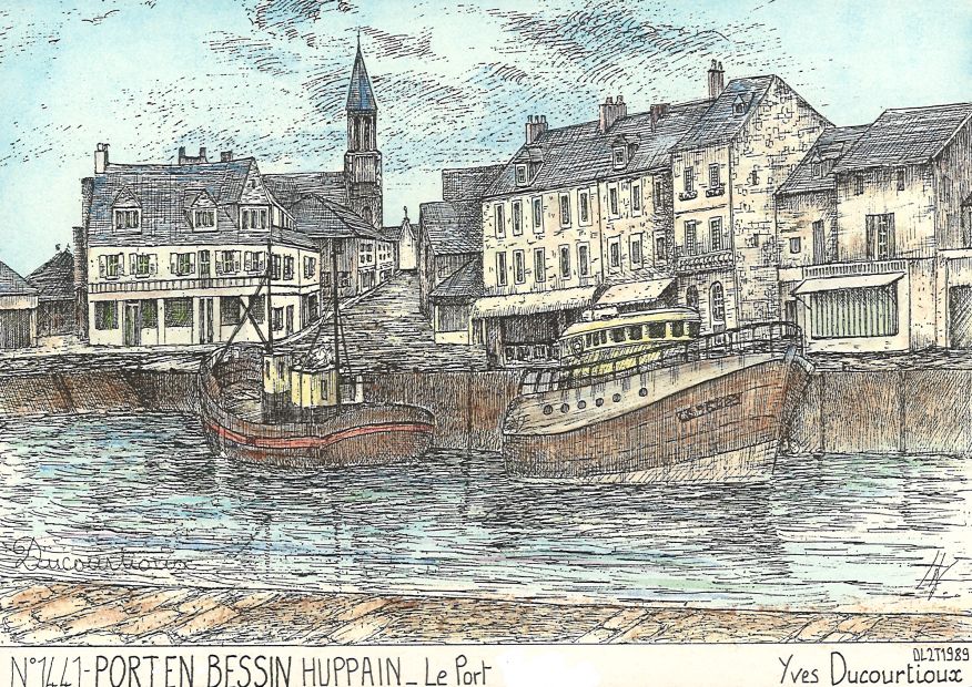 N 14041 - PORT EN BESSIN HUPPAIN - le port