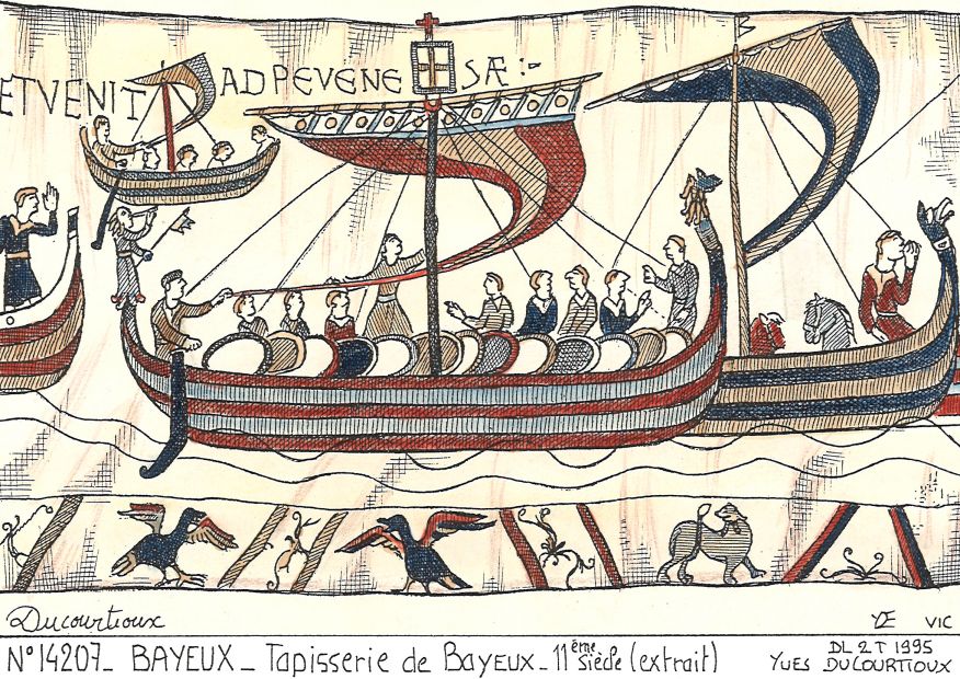 N 14207 - BAYEUX - tapisserie de bayeux 11 s.
