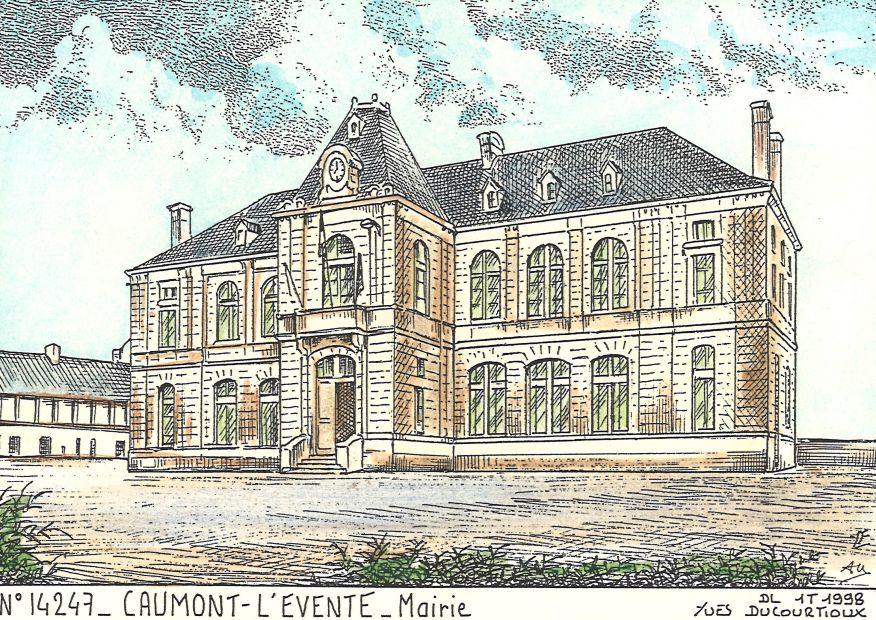 N 14247 - CAUMONT L EVENTE - mairie