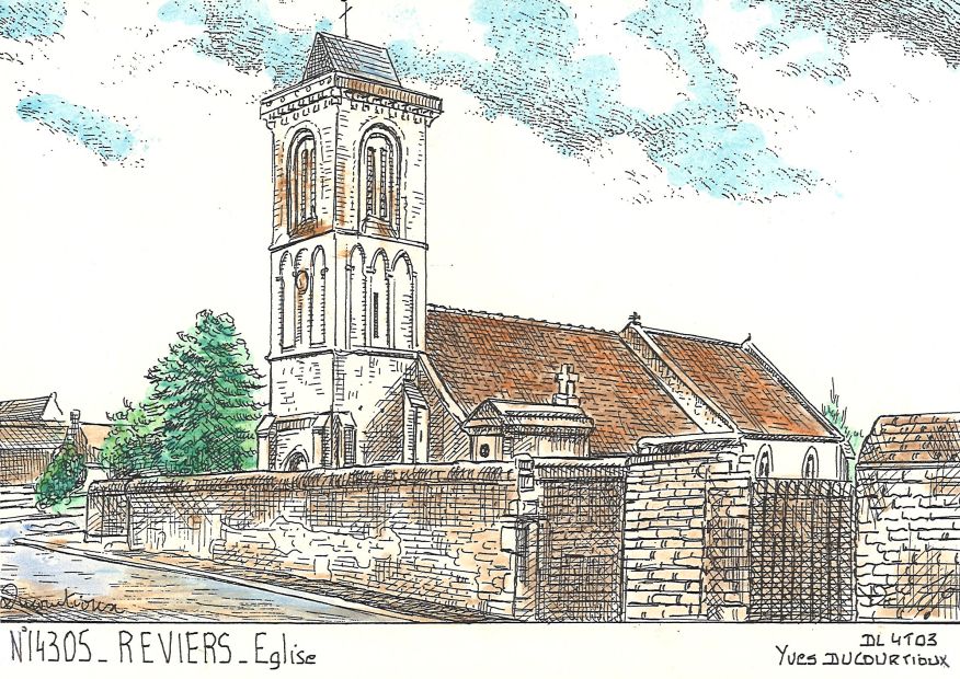N 14305 - REVIERS - glise