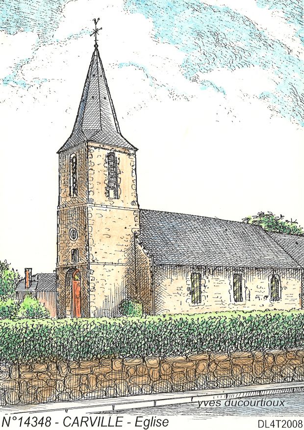 N 14348 - CARVILLE - glise