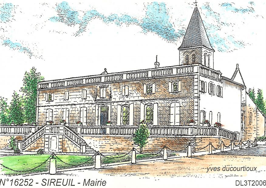 N 16252 - SIREUIL - mairie