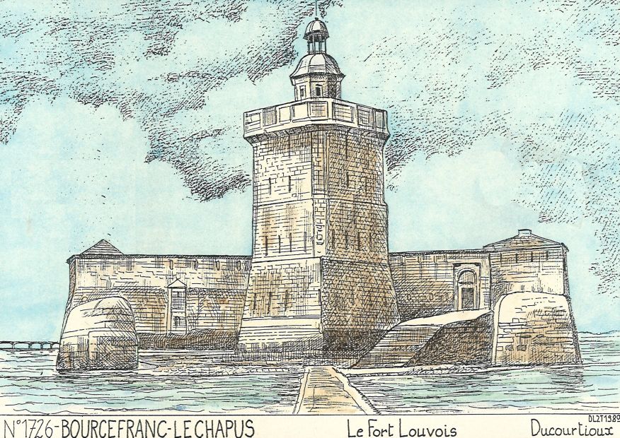 N 17026 - BOURCEFRANC LE CHAPUS - le fort louvois