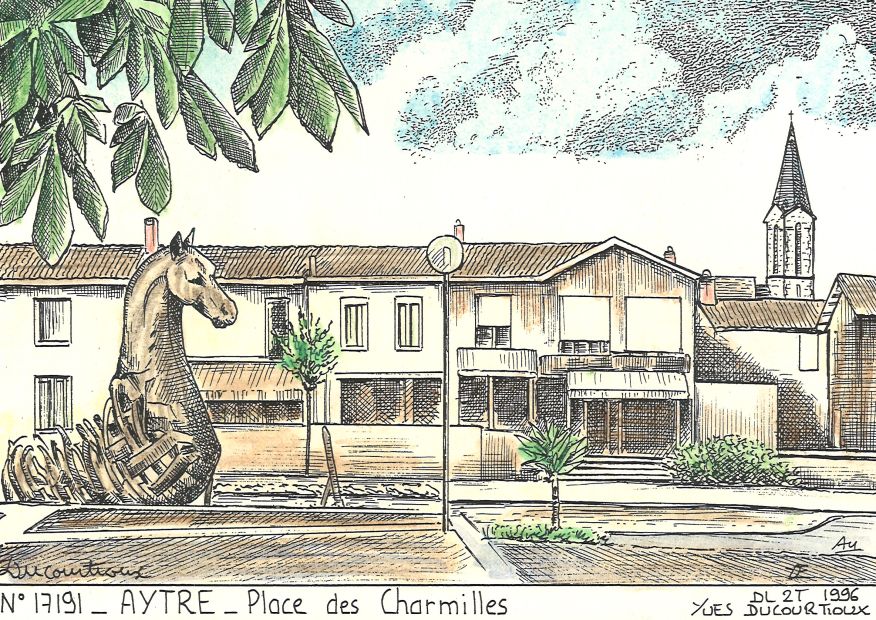 N 17191 - AYTRE - place des charmilles