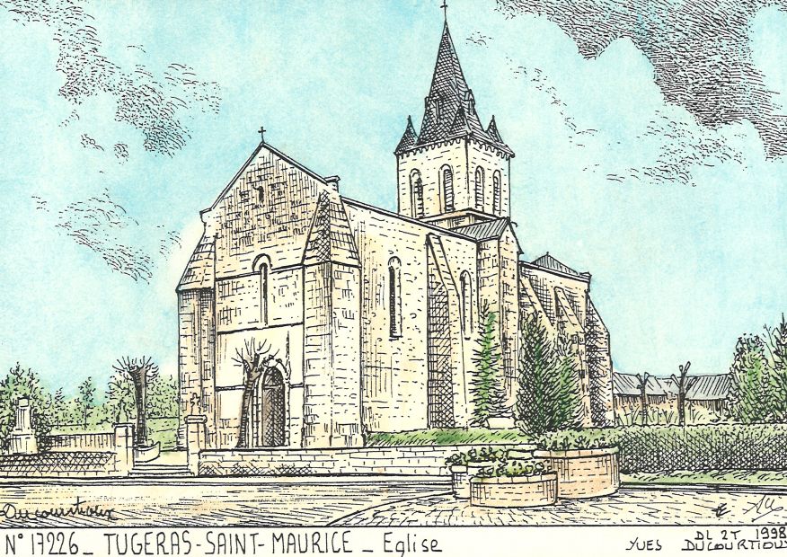 N 17226 - TUGERAS ST MAURICE - glise