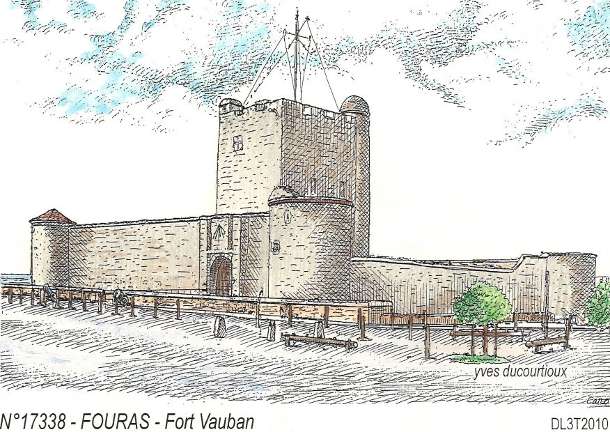 N 17338 - FOURAS - fort vauban