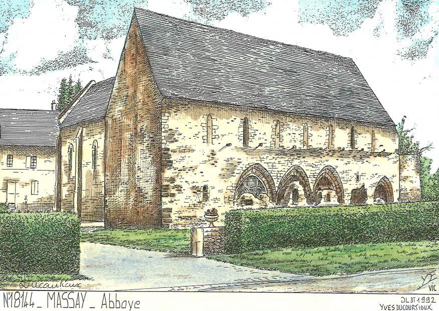 N 18144 - MASSAY - abbaye