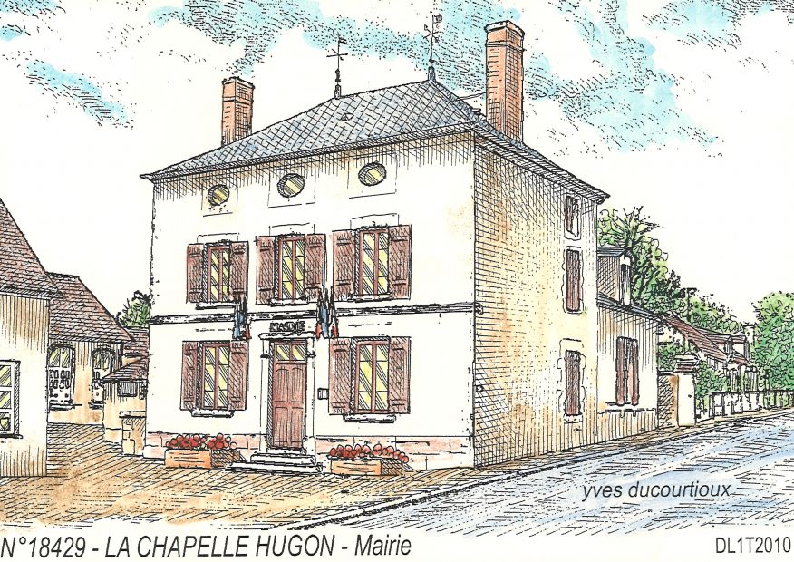 N 18429 - LA CHAPELLE HUGON - mairie