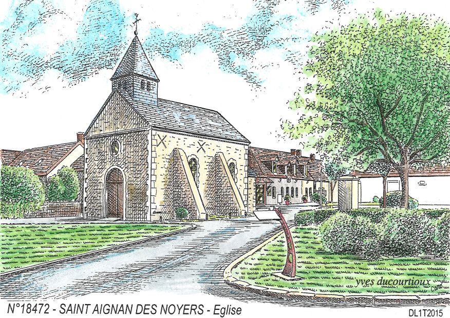 N 18472 - ST AIGNAN DES NOYERS - glise