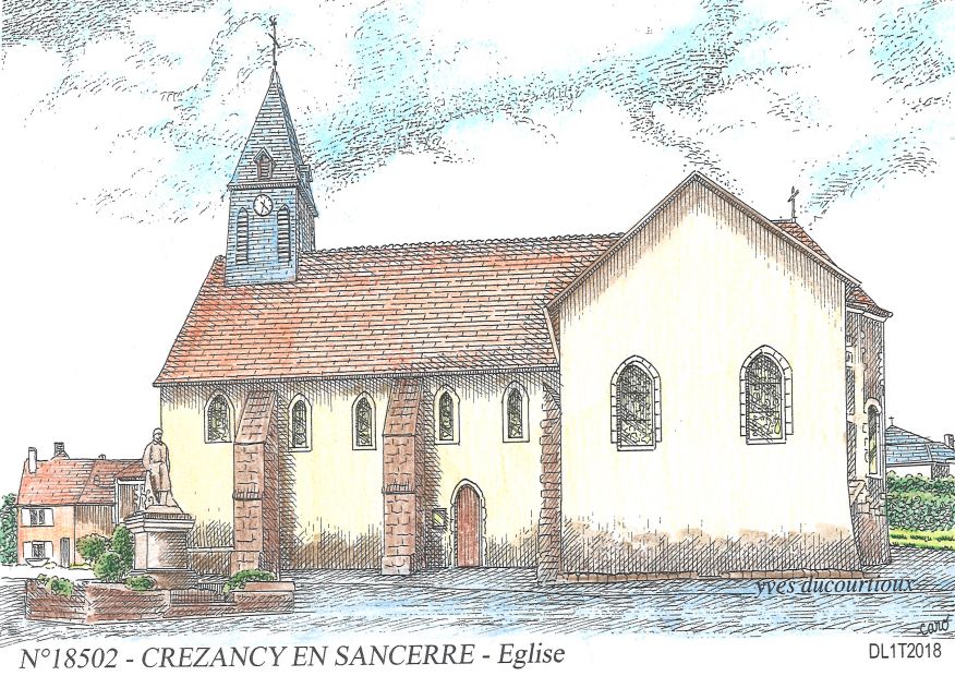 N 18502 - CREZANCY EN SANCERRE - glise