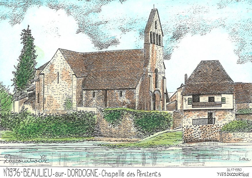 N 19036 - BEAULIEU SUR DORDOGNE - chapelle des pnitents