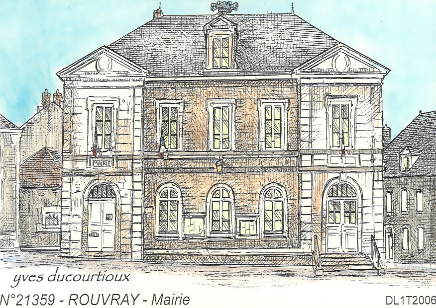 N 21359 - ROUVRAY - mairie