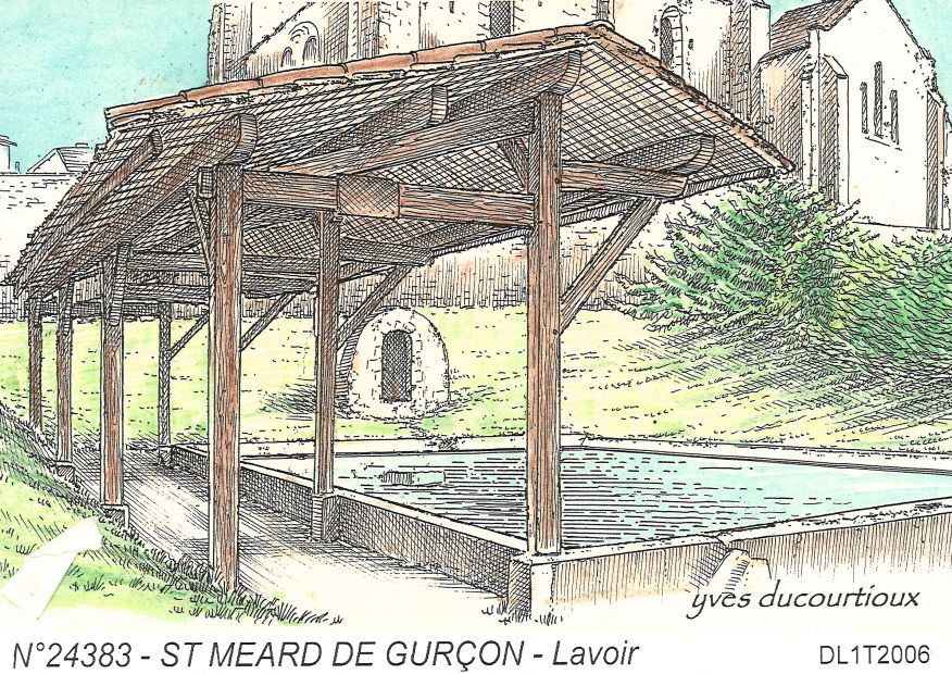 N 24383 - ST MEARD DE GURCON - lavoir