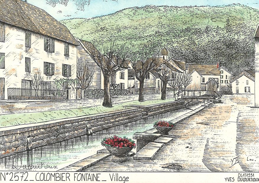 N 25072 - COLOMBIER FONTAINE - village