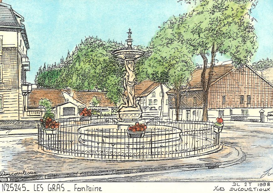 N 25245 - LES GRAS - fontaine