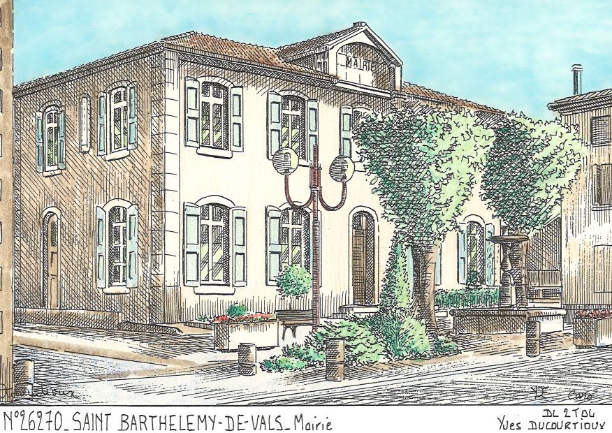 N 26270 - ST BARTHELEMY DE VALS - mairie