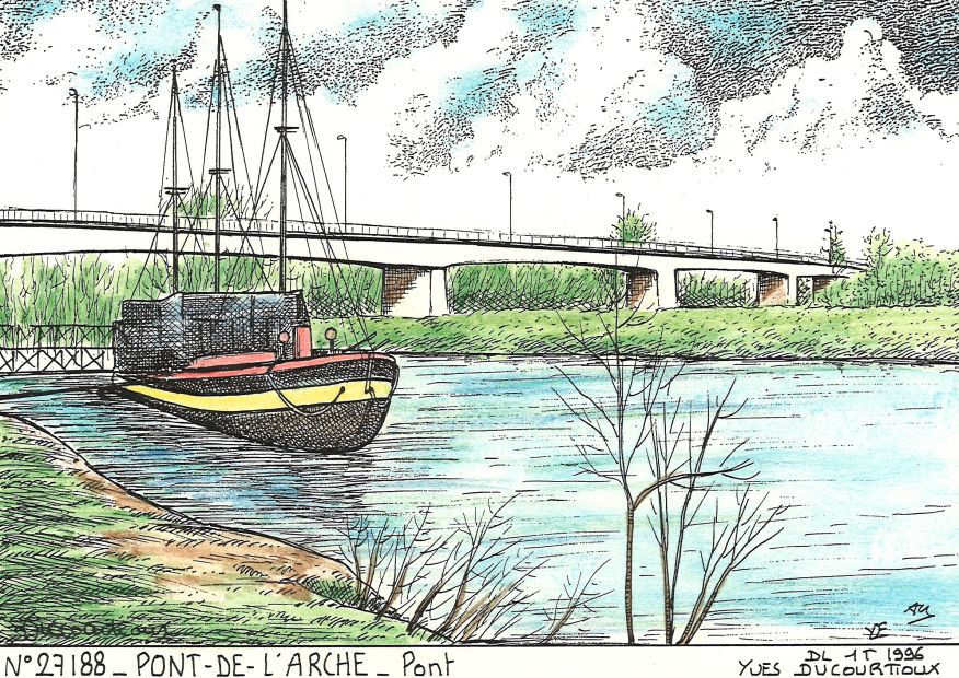 N 27188 - PONT DE L ARCHE - pont