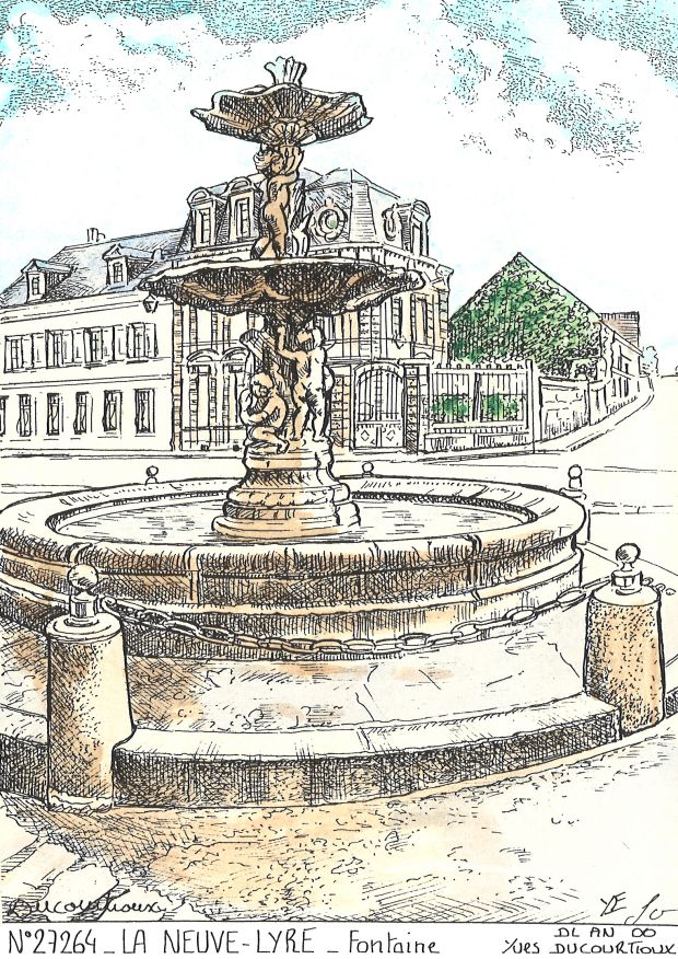 N 27264 - LA NEUVE LYRE - fontaine